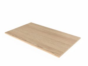 Plateau chêne 100x60 épaisseur 19 mm – table rectangulaire 4 couverts pour restaurant traditionnel, format compact