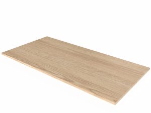 Plateau chêne 119x60 épaisseur 19 mm – table rectangulaire en bois massif pour 4 personnes, design sobre et robuste