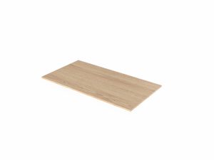 Plateau chêne 130x70 épaisseur 19 mm – table rectangulaire confortable pour 4 personnes, format allongé et élégant