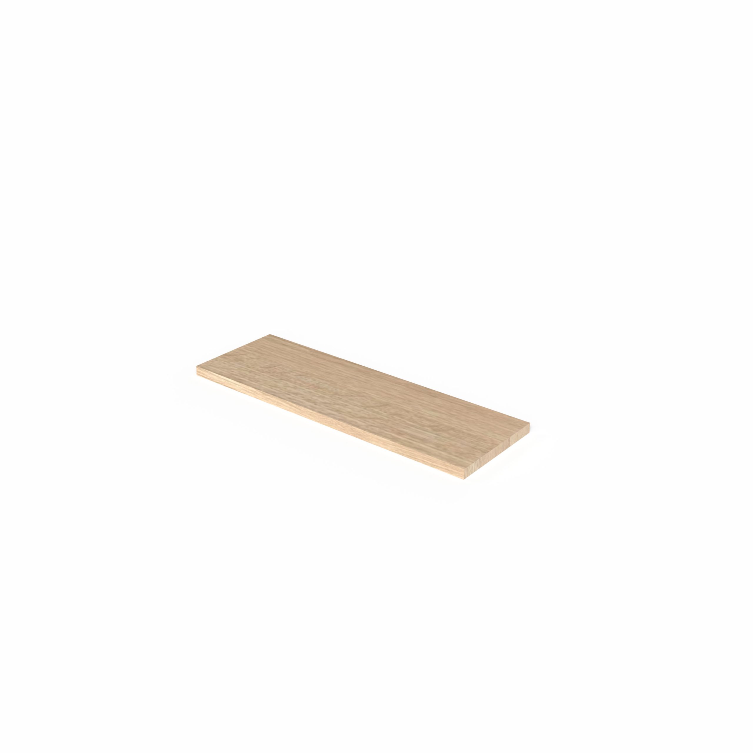 Étagère chêne - 60 x 20 cm - épaisseur 19 mm
