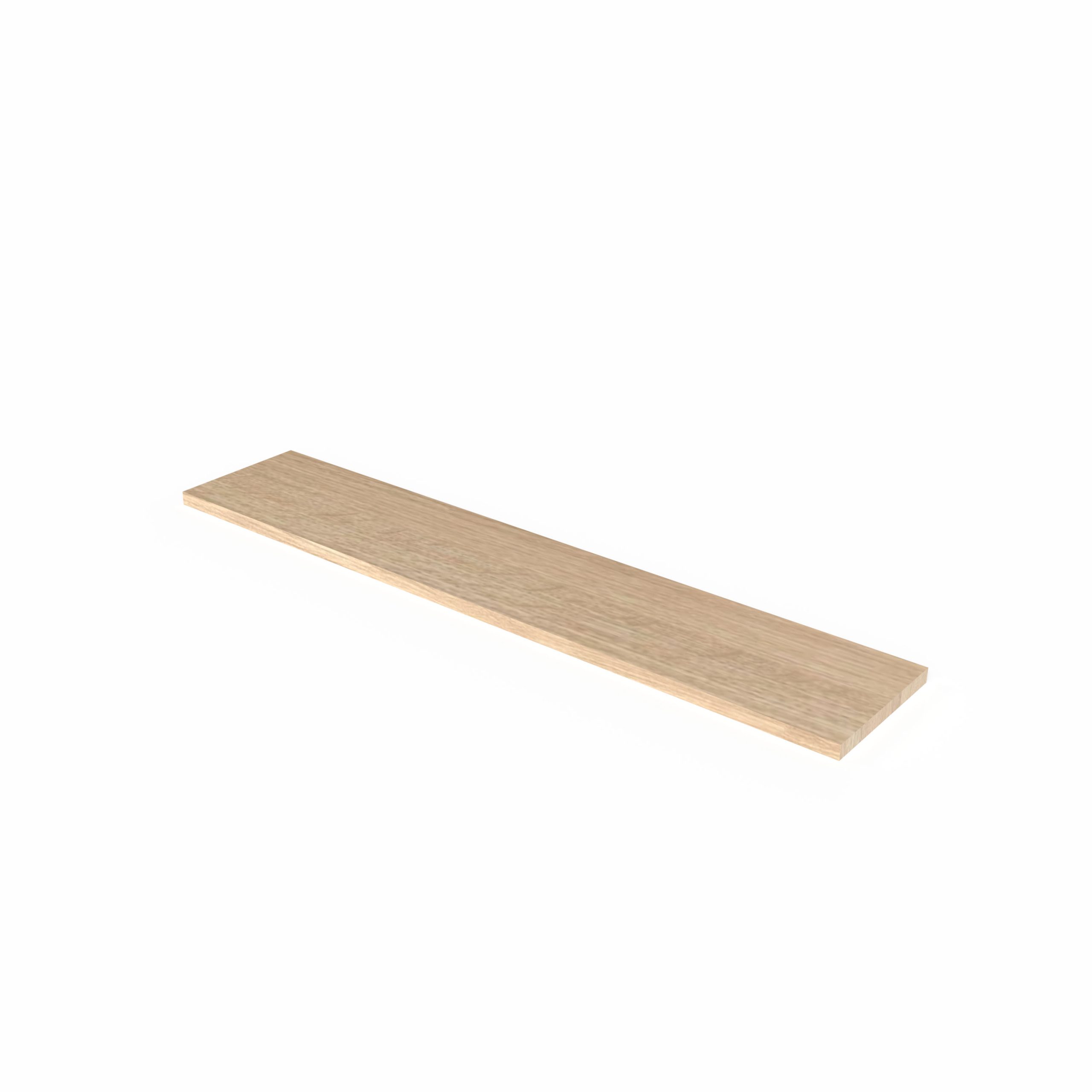 Étagère chêne - 100 x 20 cm - épaisseur 19 mm